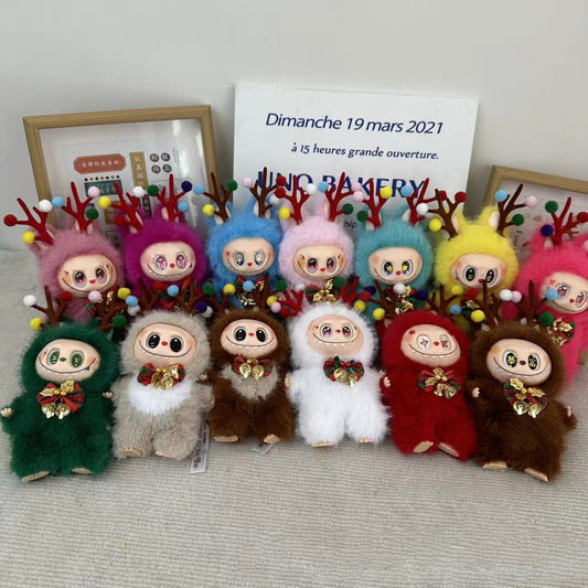 Christmas Bubu Plush Bag Charm Doll