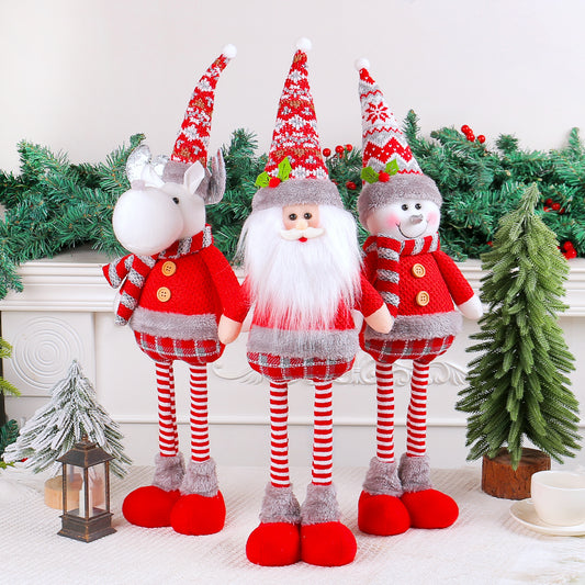 Festive Christmas Retractable Standing Doll