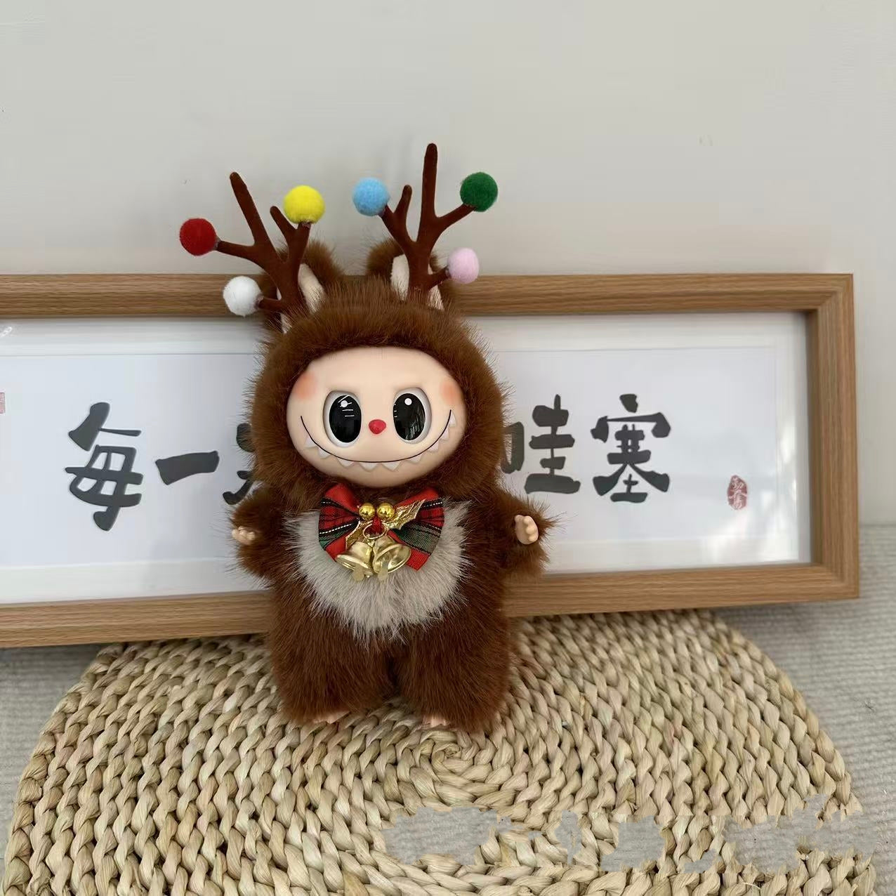 Christmas Bubu Plush Bag Charm Doll