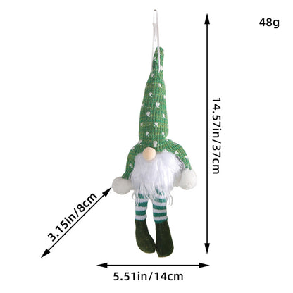 Christmas Glowing Faceless Gnome: Rudolph Doll Figurine
