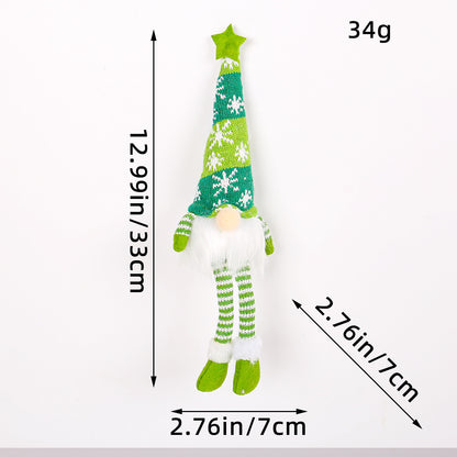 Christmas Glowing Faceless Gnome: Rudolph Doll Figurine