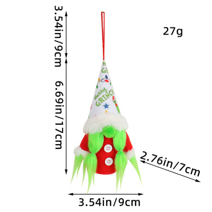 Christmas Glowing Faceless Gnome: Rudolph Doll Figurine