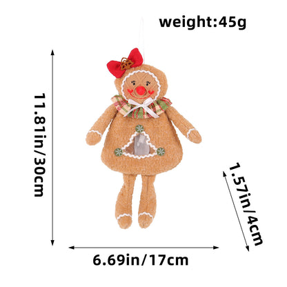 Christmas Gingerbread Man Doll Series: Ornaments & Tabletop Decor