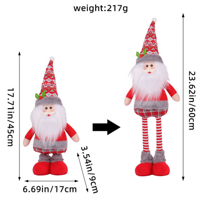 Festive Christmas Retractable Standing Doll