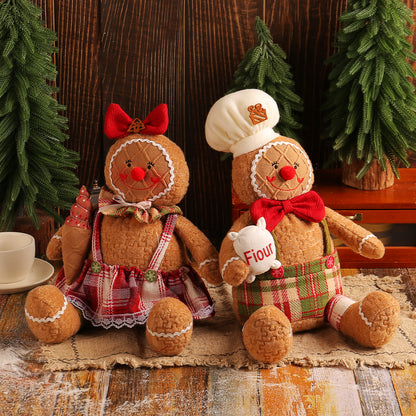 Christmas Gingerbread Man Doll Series: Ornaments & Tabletop Decor