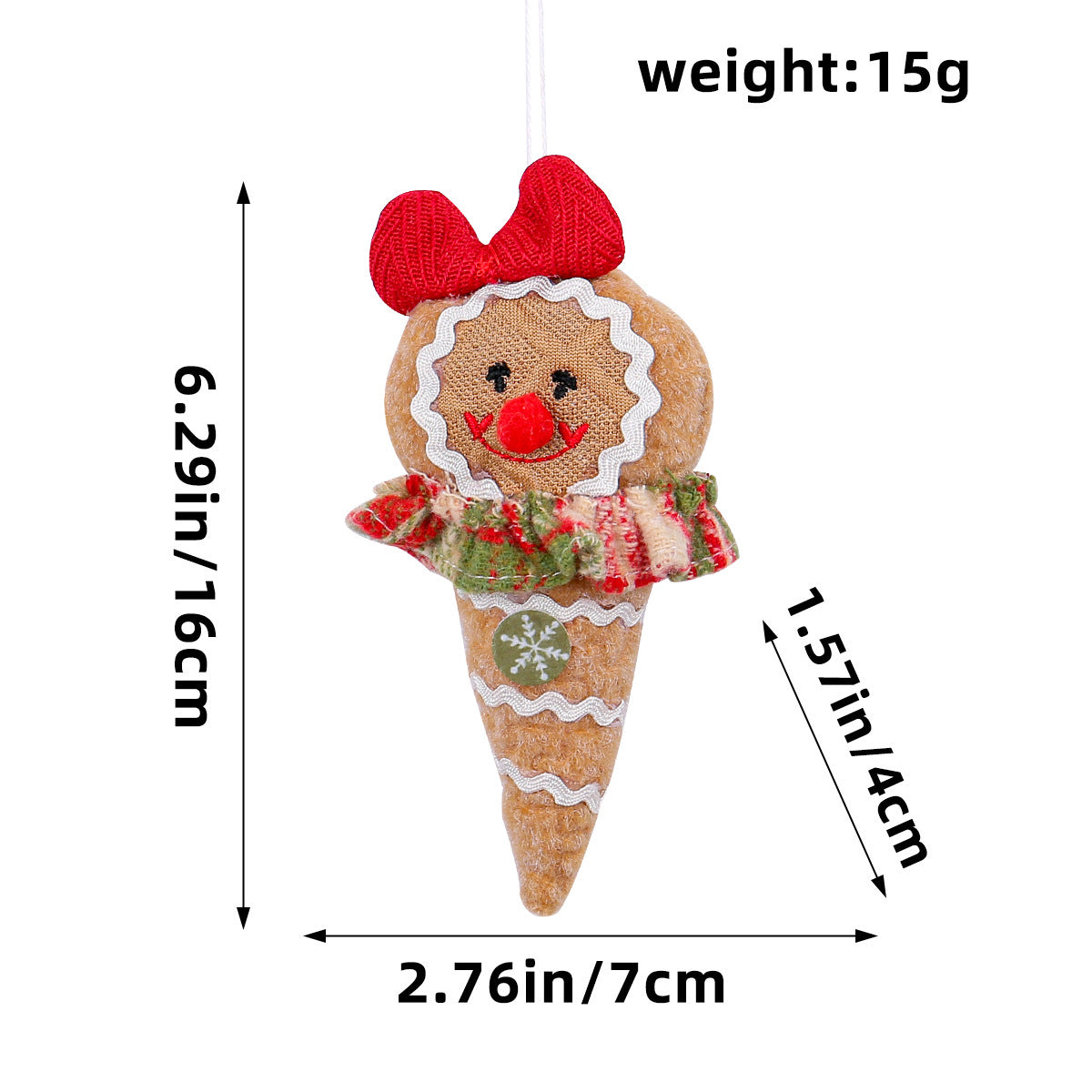 Christmas Gingerbread Man Doll Series: Ornaments & Tabletop Decor