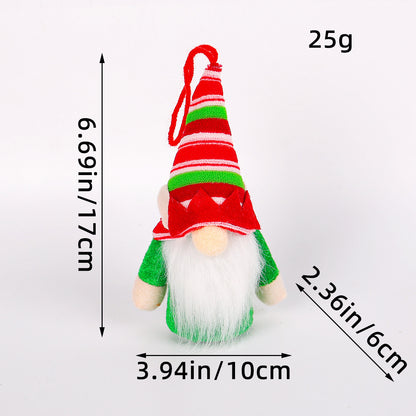 Christmas Glowing Faceless Gnome: Rudolph Doll Figurine