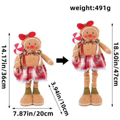 Christmas Gingerbread Man Doll Series: Ornaments & Tabletop Decor