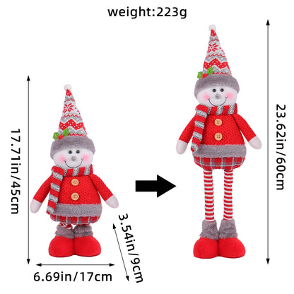 Festive Christmas Retractable Standing Doll