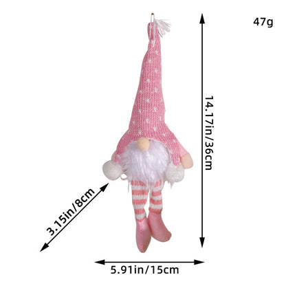 Christmas Glowing Faceless Gnome: Rudolph Doll Figurine