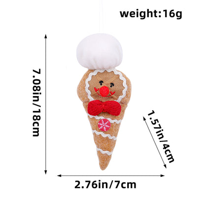 Christmas Gingerbread Man Doll Series: Ornaments & Tabletop Decor