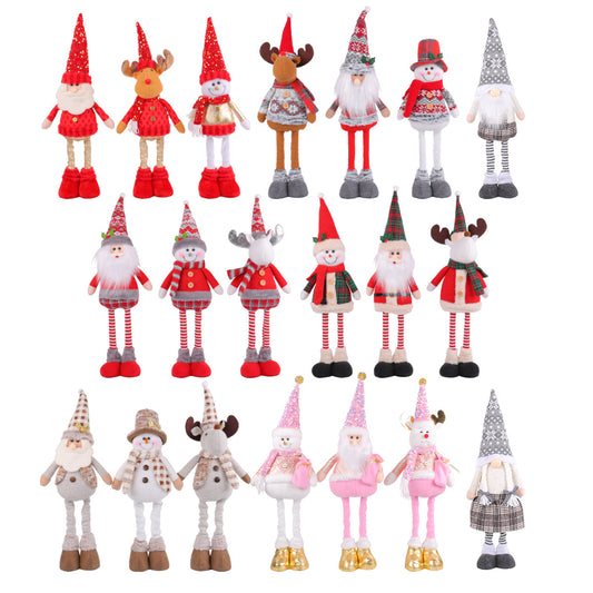 Festive Christmas Retractable Standing Doll