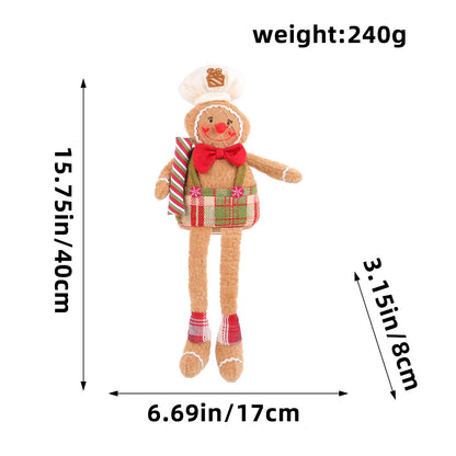 Christmas Gingerbread Man Doll Series: Ornaments & Tabletop Decor