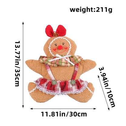 Christmas Gingerbread Man Doll Series: Ornaments & Tabletop Decor