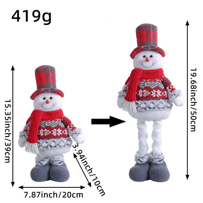 Festive Christmas Retractable Standing Doll