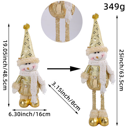 Festive Christmas Retractable Standing Doll