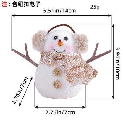 Christmas Glowing Faceless Gnome: Rudolph Doll Figurine