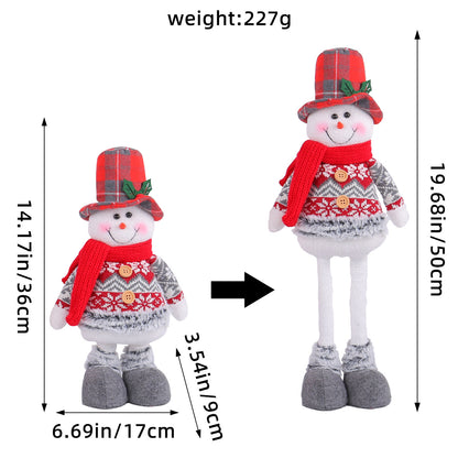Festive Christmas Retractable Standing Doll