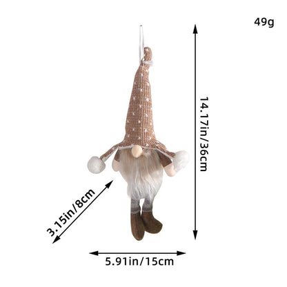 Christmas Glowing Faceless Gnome: Rudolph Doll Figurine