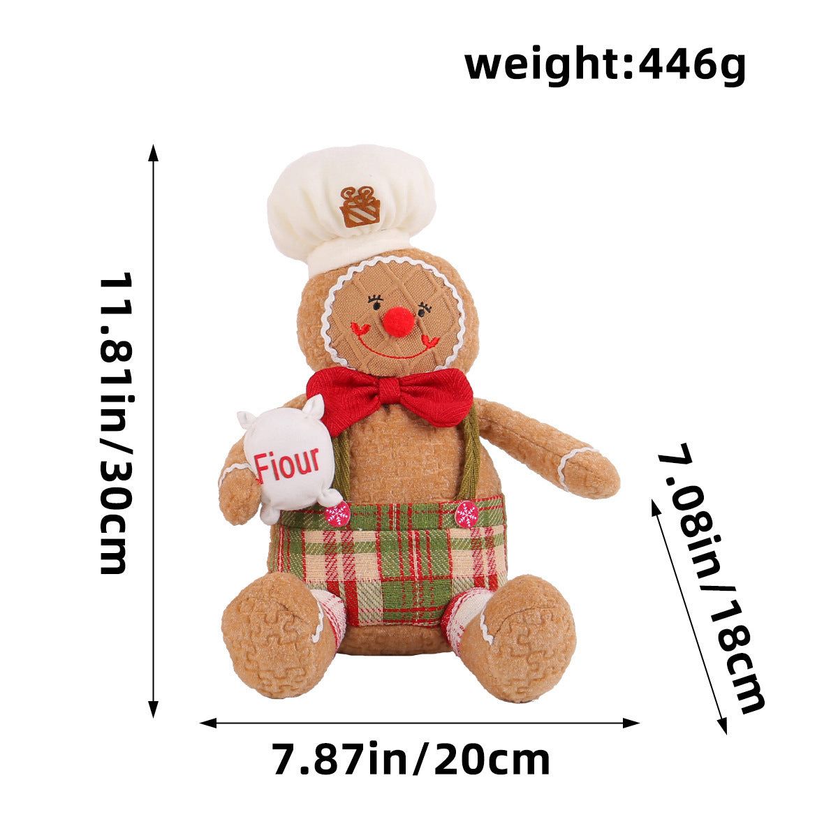 Christmas Gingerbread Man Doll Series: Ornaments & Tabletop Decor
