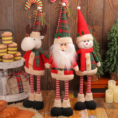 Festive Christmas Retractable Standing Doll